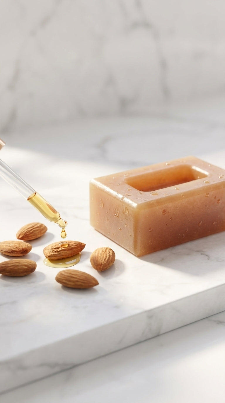 The Glow Next Gen Vitamin C Orange Peel & Almond Soap Bar – 0% Caustic Soda, Brightening