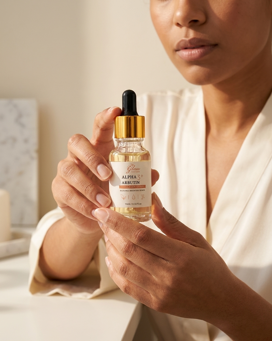 The Glow Next Gen Alpha Arbutin 3+ Collagen Brightening Serum – 10ml, Dark Spot Corrector