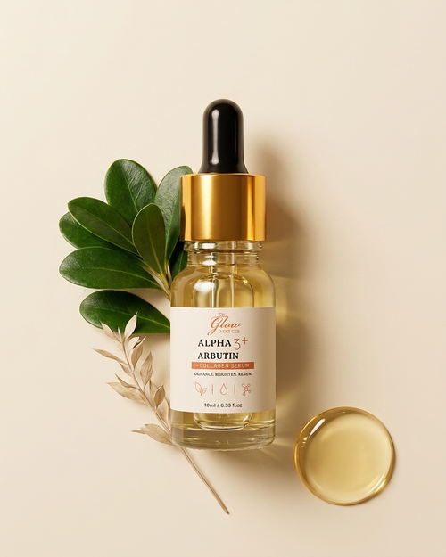 The Glow Next Gen Alpha Arbutin 3+ Collagen Brightening Serum – 10ml, Dark Spot Corrector